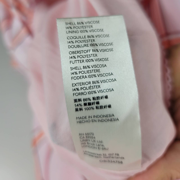 Maeve by Anthropologie Collared, Button Down, Bottom Ruffle Dress L - Picture 7 of 8